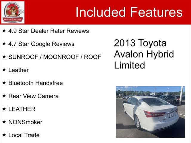used 2013 Toyota Avalon Hybrid car, priced at $9,400
