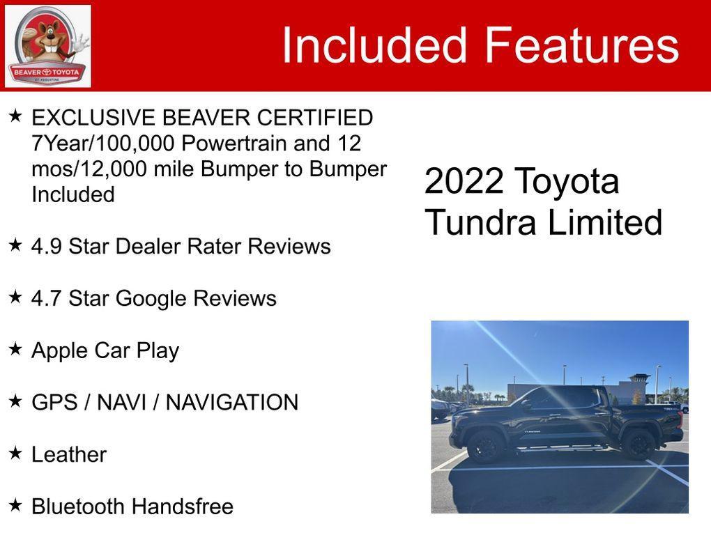 used 2022 Toyota Tundra car, priced at $44,000