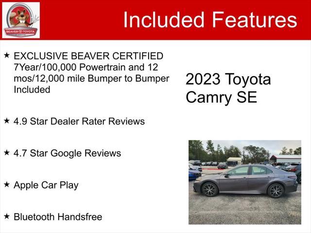 used 2023 Toyota Camry car, priced at $22,500