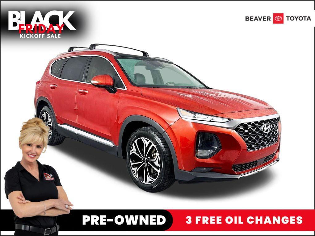 used 2020 Hyundai Santa Fe car, priced at $15,900