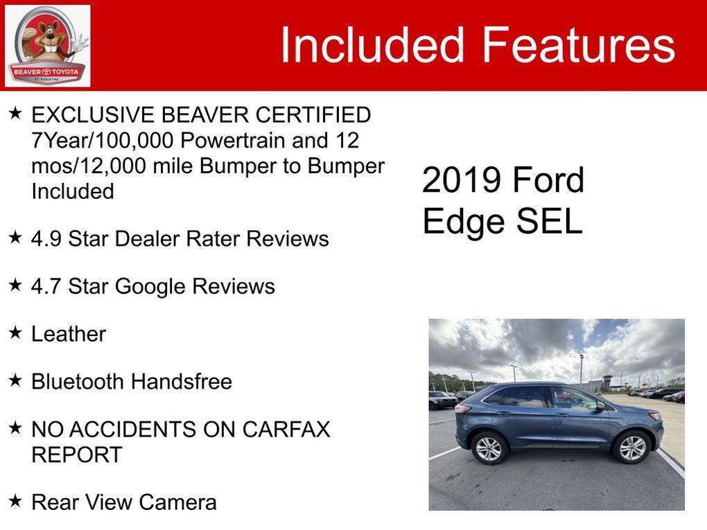 used 2019 Ford Edge car, priced at $14,700