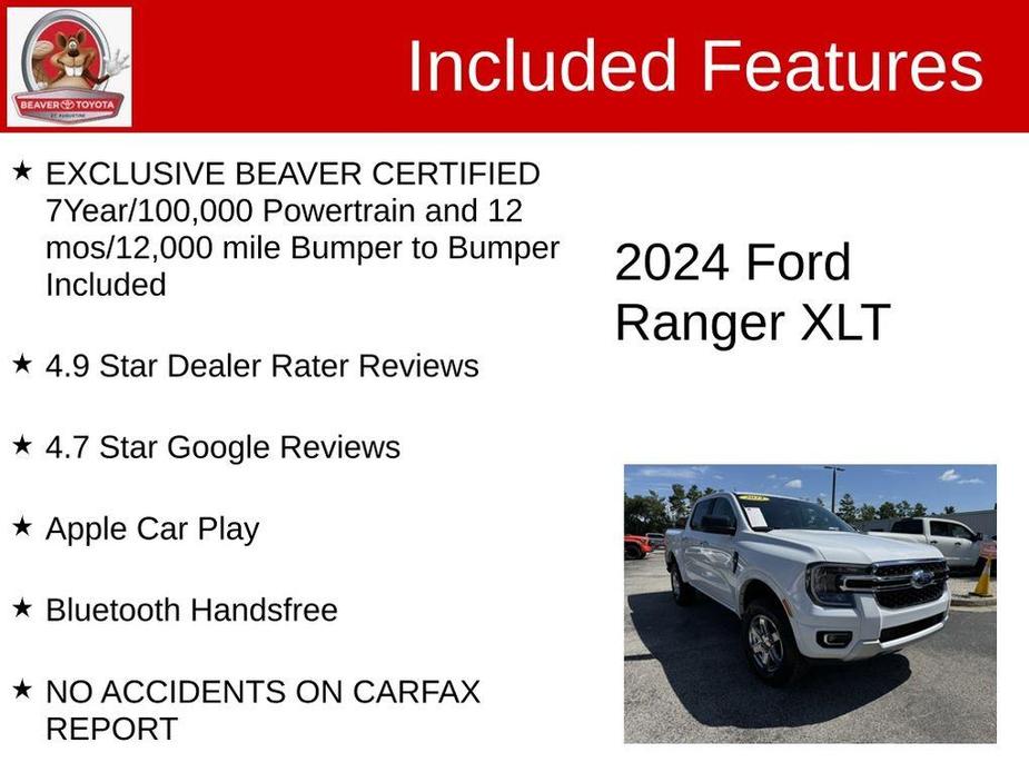 used 2024 Ford Ranger car, priced at $35,900