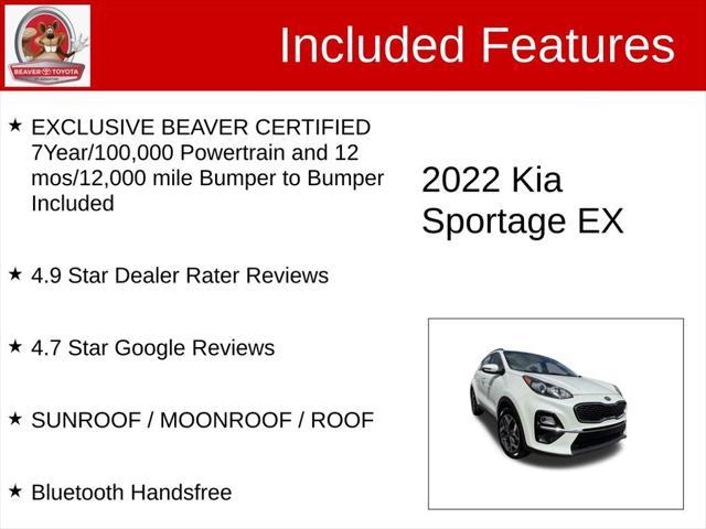 used 2022 Kia Sportage car, priced at $20,600