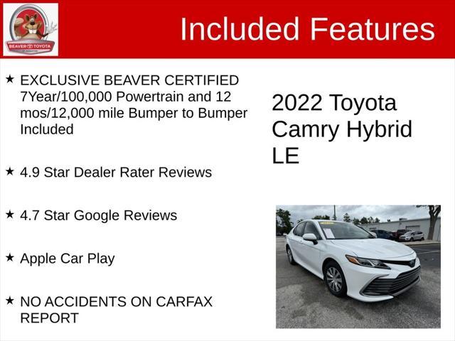 used 2022 Toyota Camry car, priced at $26,600