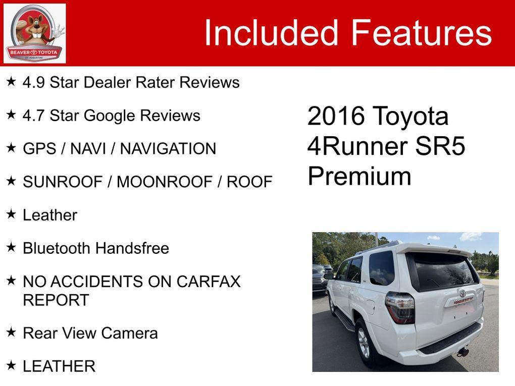 used 2016 Toyota 4Runner car, priced at $27,200