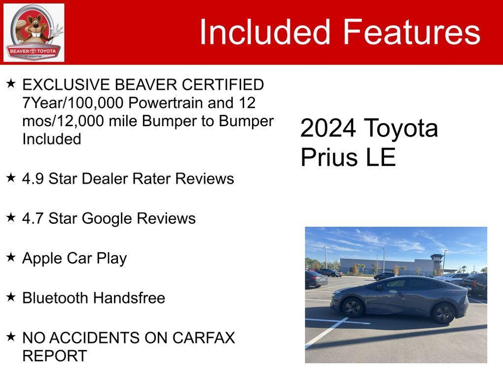 used 2024 Toyota Prius car, priced at $25,900