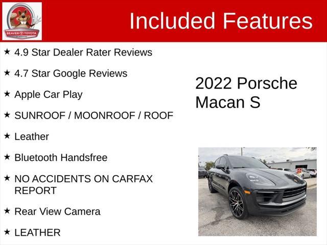 used 2022 Porsche Macan car, priced at $63,900