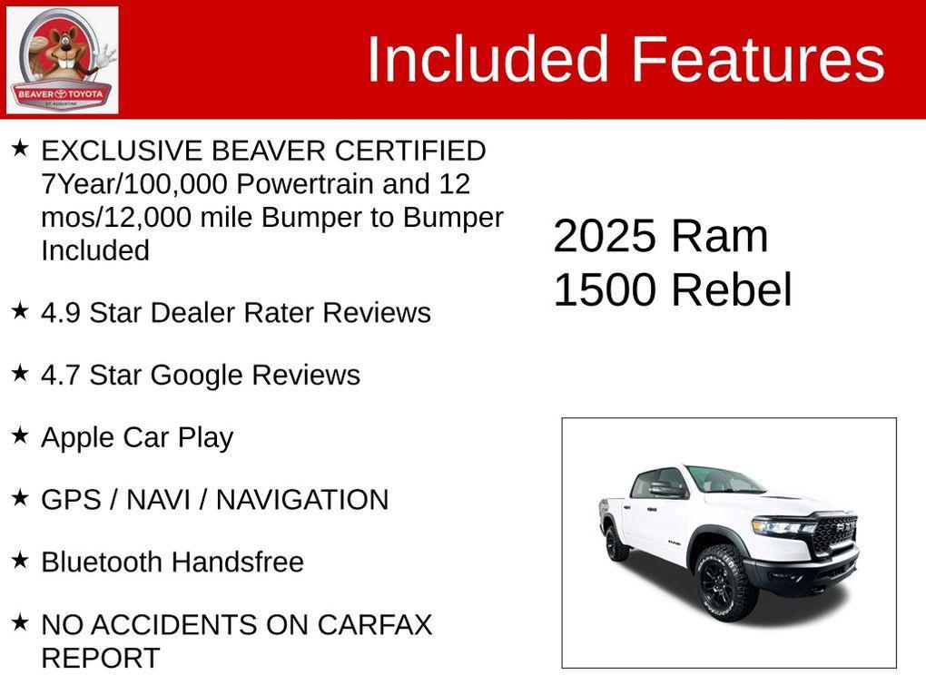used 2025 Ram 1500 car, priced at $51,000