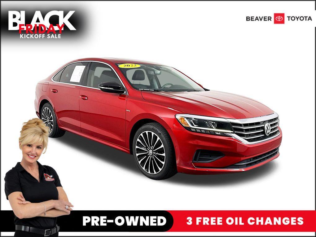used 2022 Volkswagen Passat car, priced at $18,300