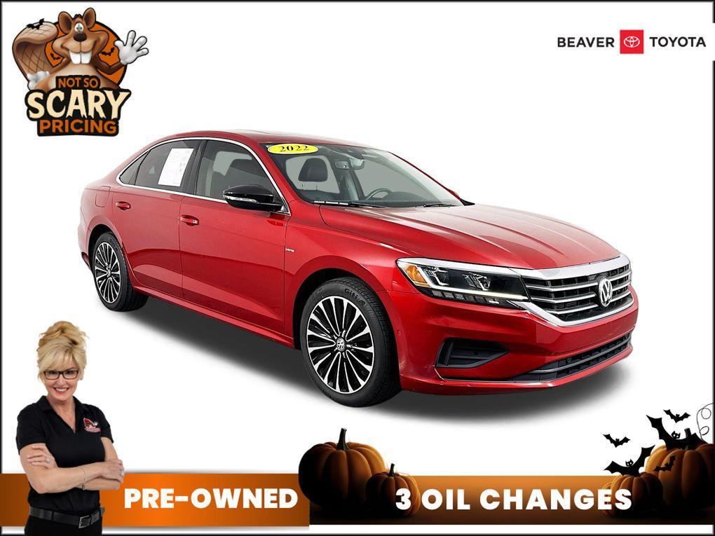 used 2022 Volkswagen Passat car, priced at $18,800