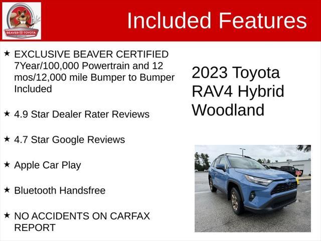 used 2023 Toyota RAV4 Hybrid car, priced at $34,900