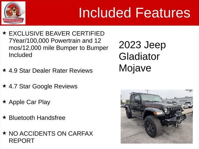 used 2023 Jeep Gladiator car, priced at $42,900