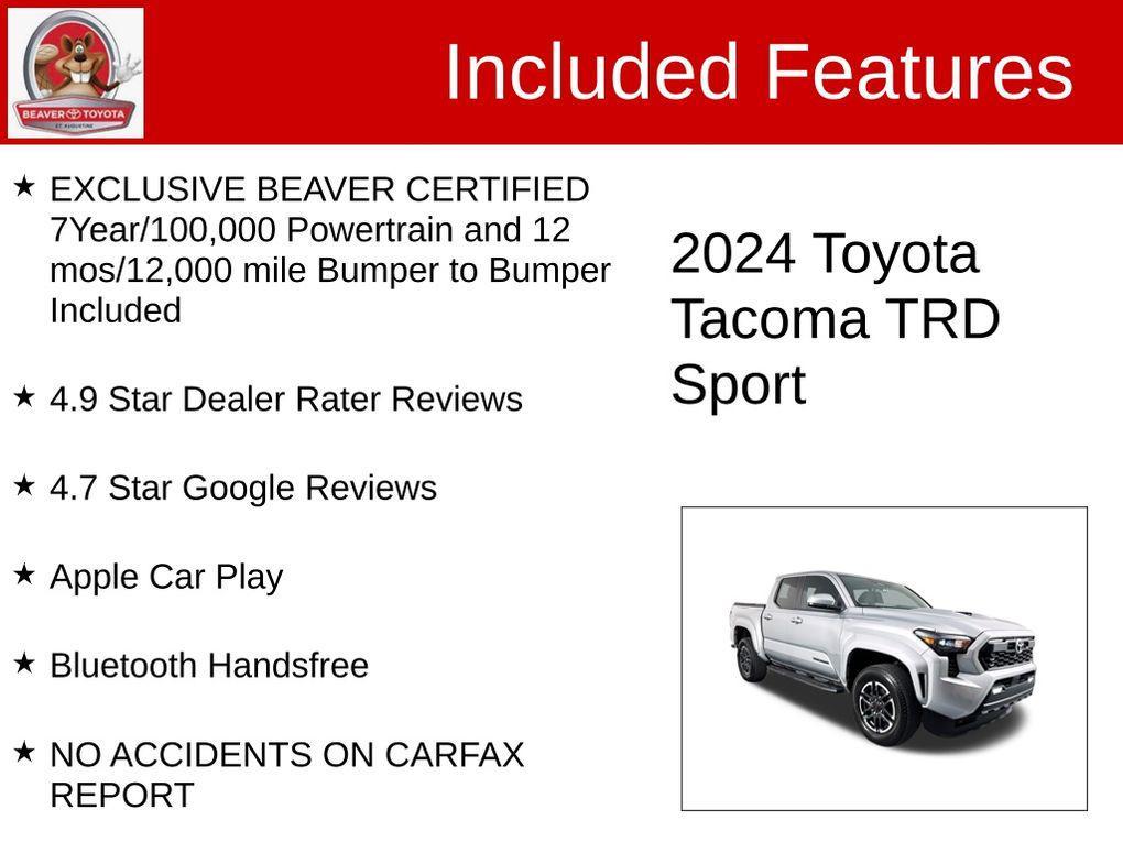 used 2024 Toyota Tacoma car, priced at $40,900