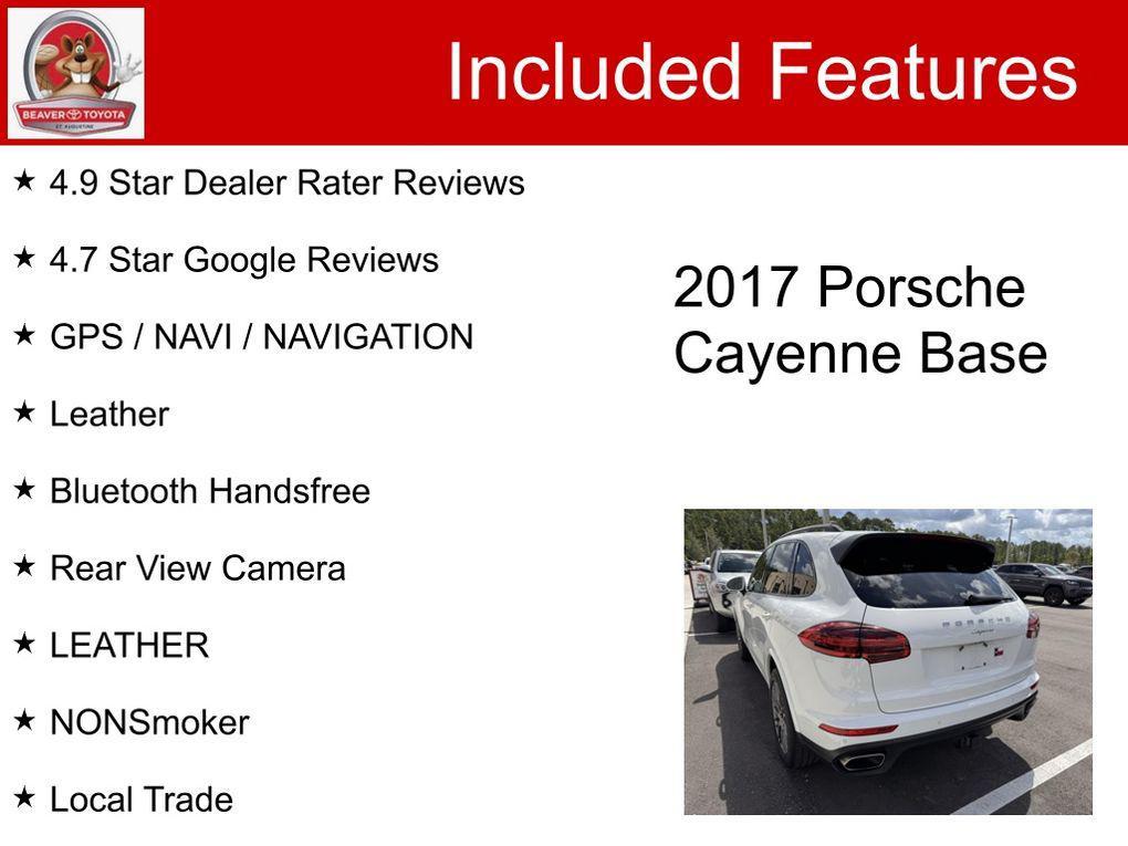 used 2017 Porsche Cayenne car, priced at $21,700