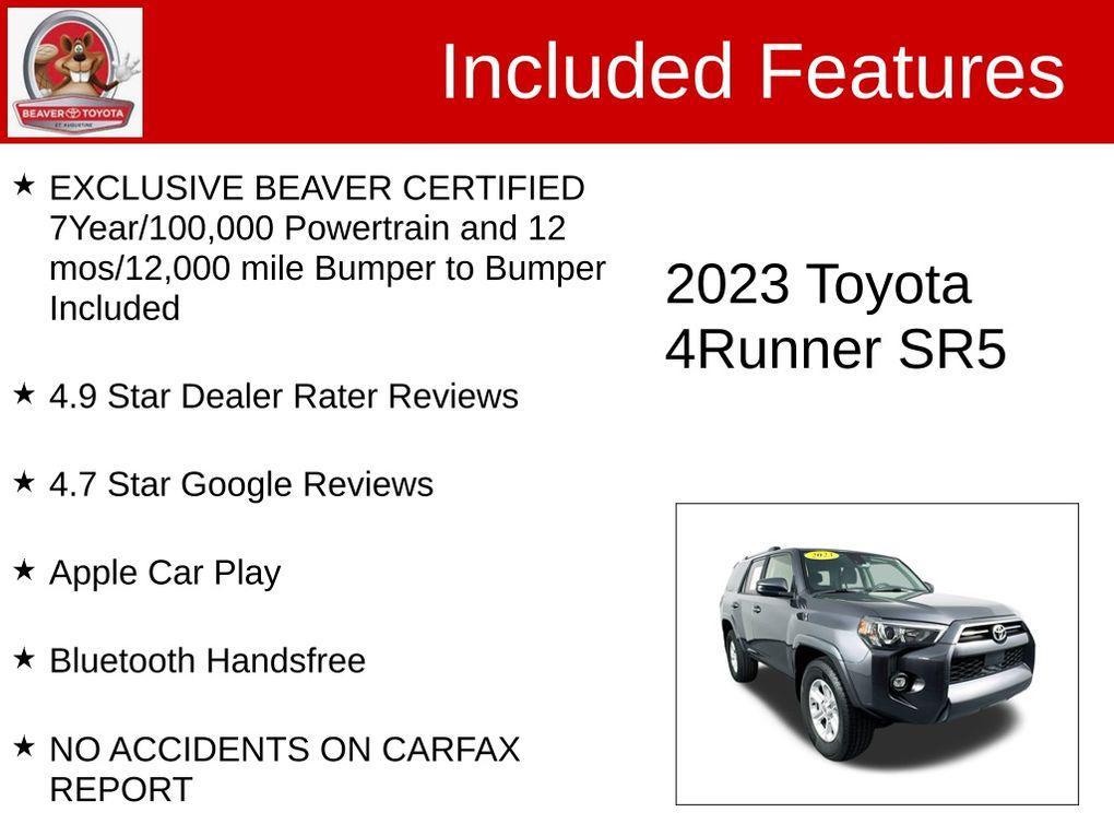 used 2023 Toyota 4Runner car, priced at $33,200