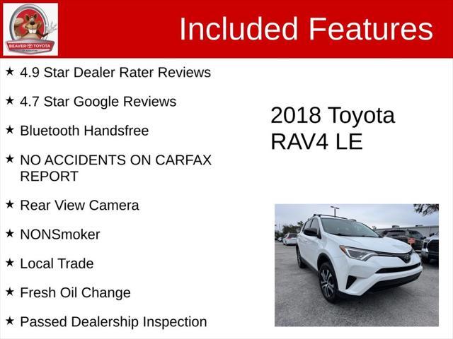 used 2018 Toyota RAV4 car, priced at $16,900