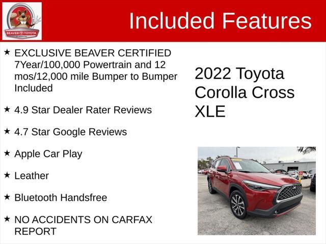 used 2022 Toyota Corolla Cross car, priced at $26,700