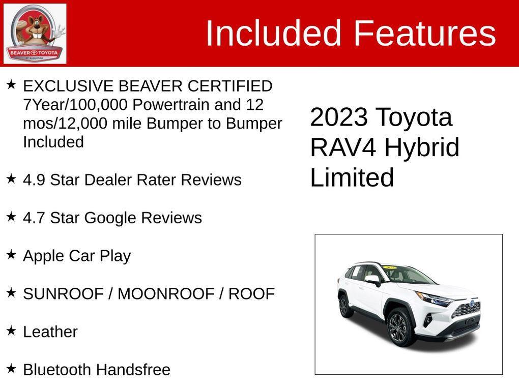 used 2023 Toyota RAV4 Hybrid car, priced at $36,400