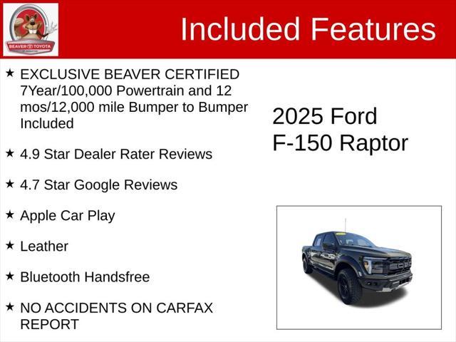 used 2025 Ford F-150 car, priced at $85,800
