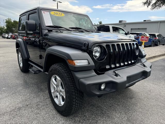 used 2021 Jeep Wrangler car, priced at $27,000