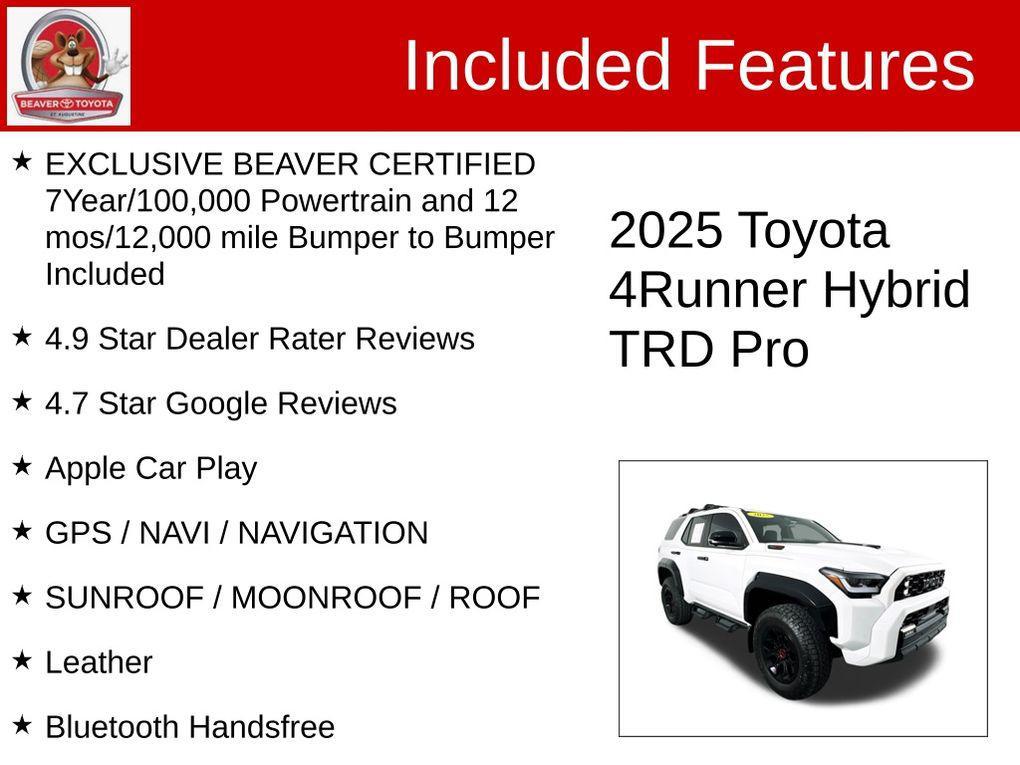 used 2025 Toyota 4Runner car, priced at $79,200