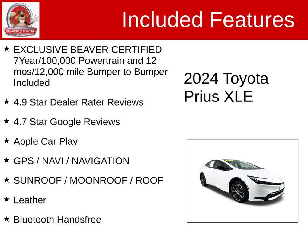 used 2024 Toyota Prius car, priced at $30,200