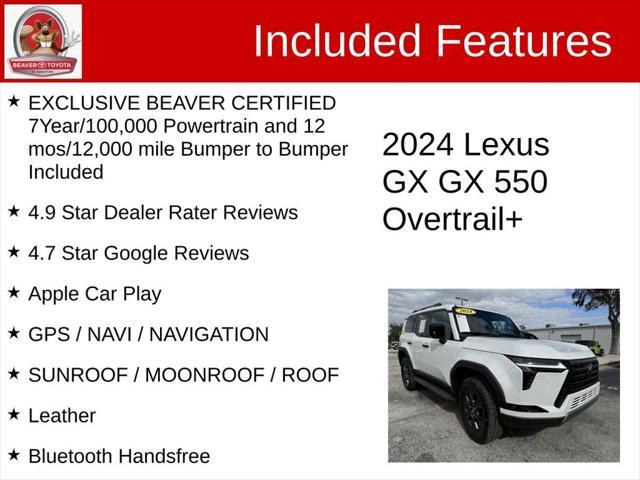 used 2024 Lexus GX 550 car, priced at $87,600