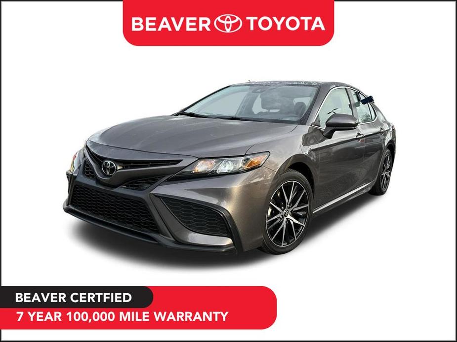 used 2021 Toyota Camry car, priced at $18,000