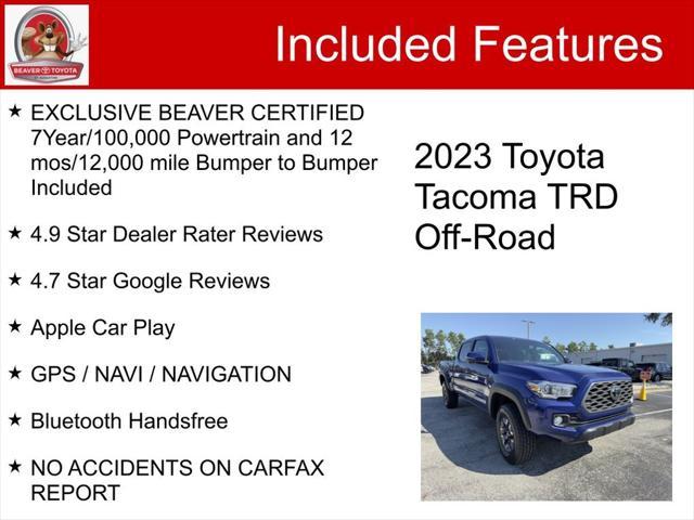 used 2023 Toyota Tacoma car, priced at $43,000