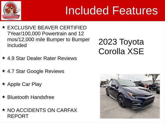 used 2023 Toyota Corolla car, priced at $25,900