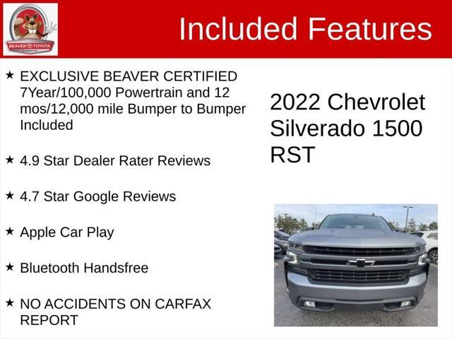 used 2022 Chevrolet Silverado 1500 car, priced at $37,700