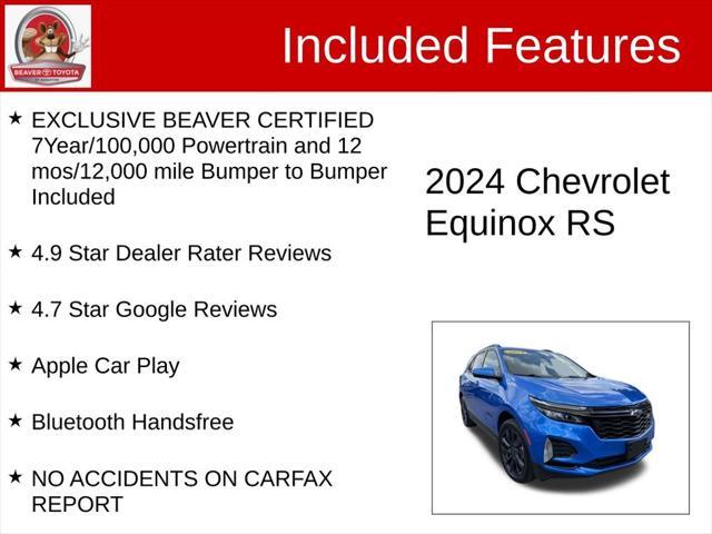 used 2024 Chevrolet Equinox car, priced at $29,800