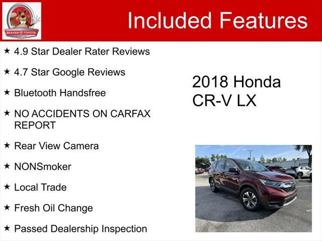 used 2018 Honda CR-V car, priced at $18,200