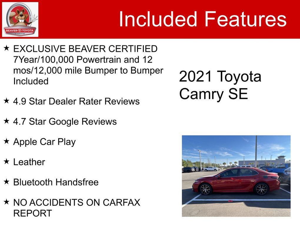 used 2021 Toyota Camry car, priced at $23,200