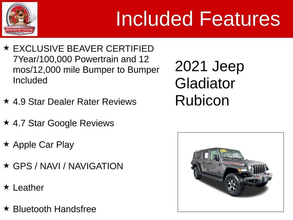 used 2021 Jeep Gladiator car, priced at $32,500