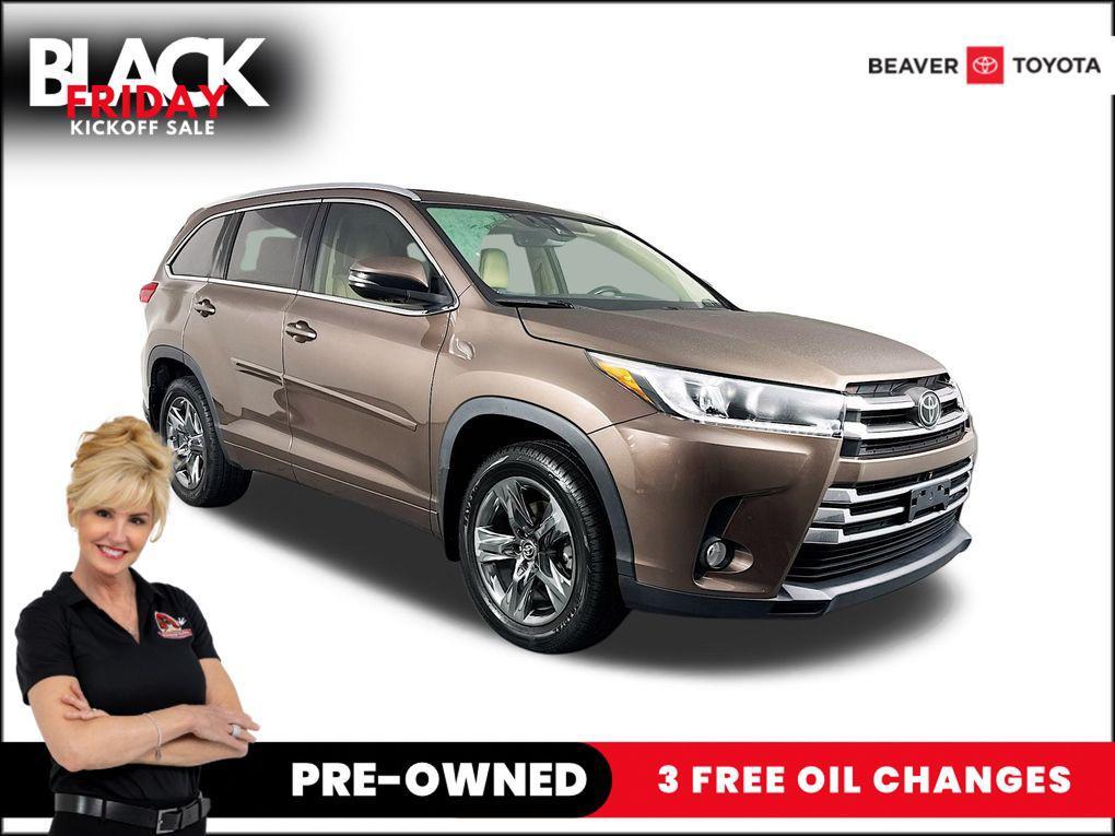 used 2018 Toyota Highlander car, priced at $26,500