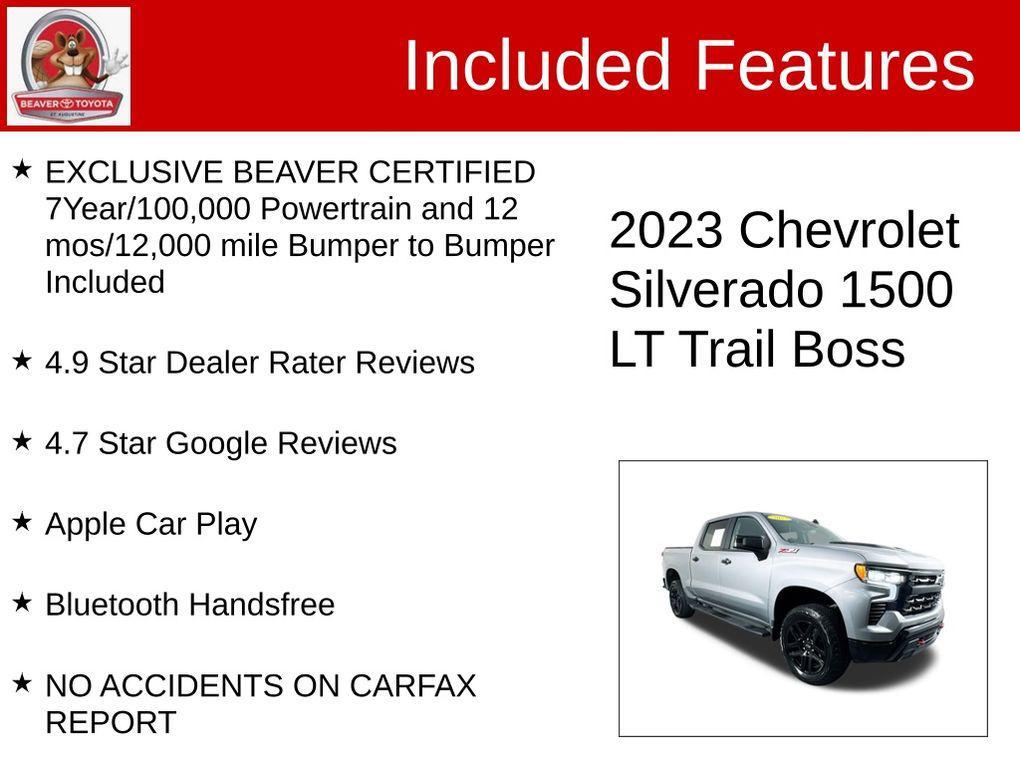 used 2023 Chevrolet Silverado 1500 car, priced at $48,600