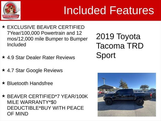 used 2019 Toyota Tacoma car, priced at $33,700