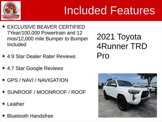 used 2021 Toyota 4Runner car, priced at $50,900