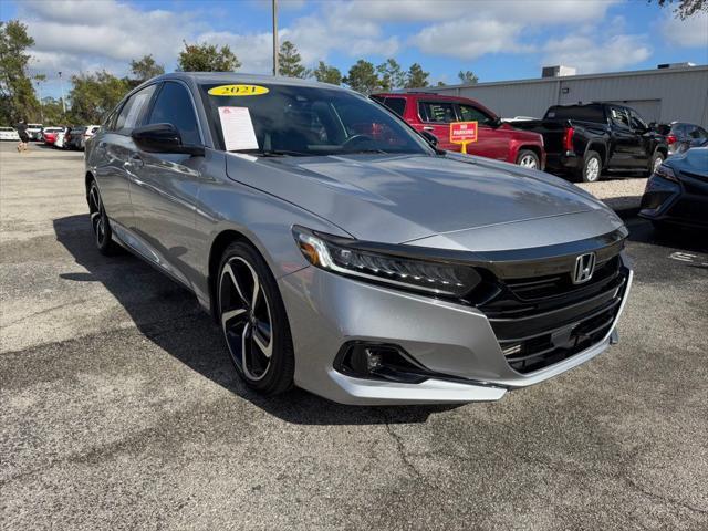 used 2021 Honda Accord car, priced at $26,300