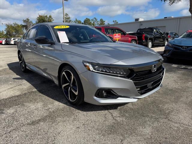 used 2021 Honda Accord car, priced at $26,300