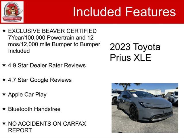 used 2023 Toyota Prius car, priced at $29,100