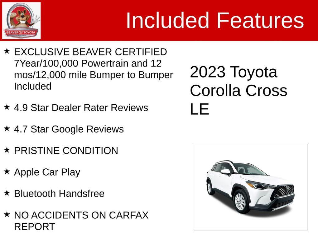 used 2023 Toyota Corolla Cross car, priced at $23,500