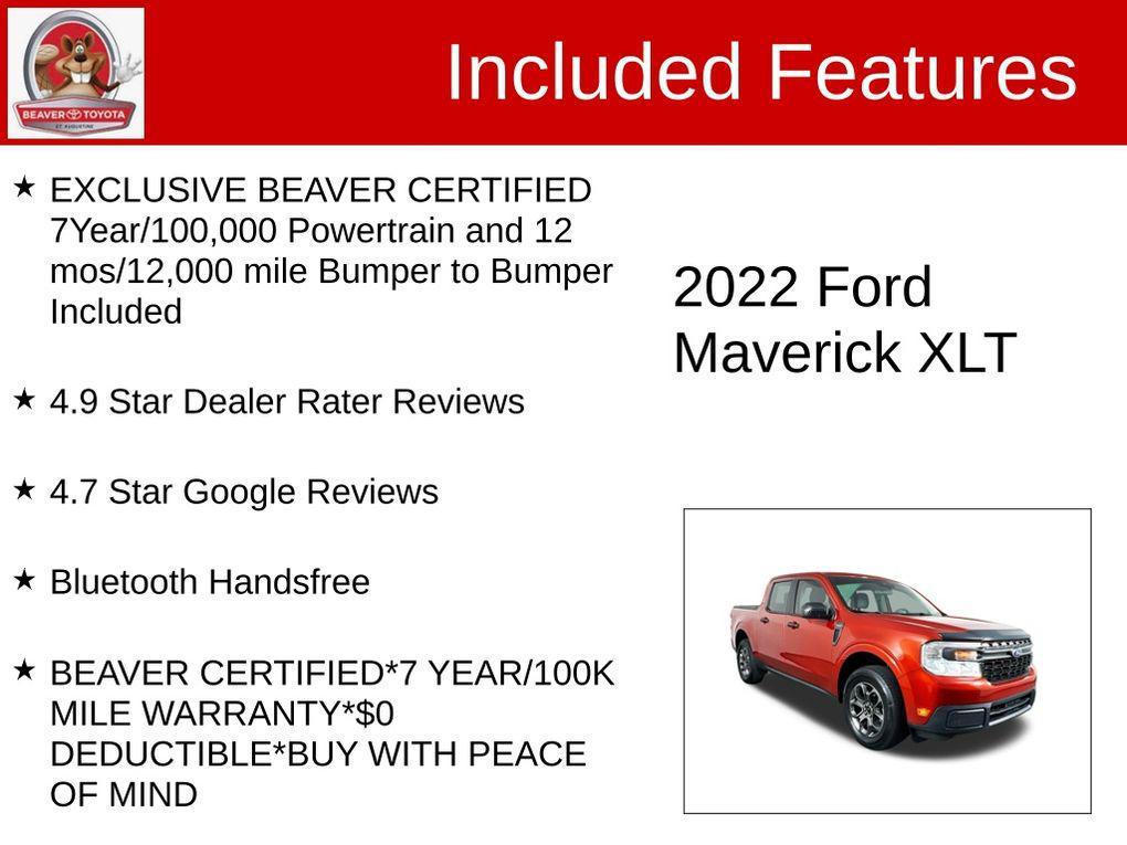 used 2022 Ford Maverick car, priced at $25,900