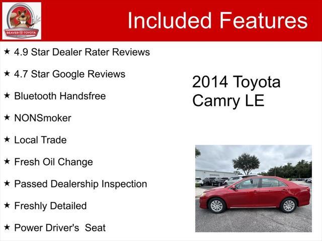 used 2014 Toyota Camry car, priced at $14,300