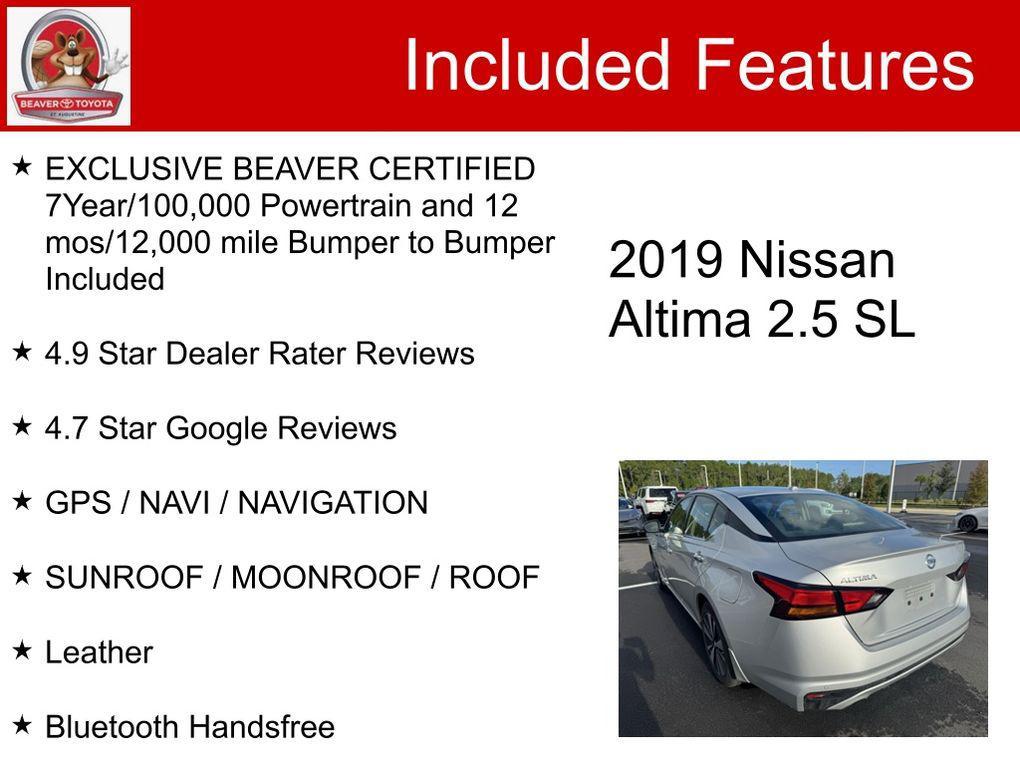used 2019 Nissan Altima car, priced at $18,000