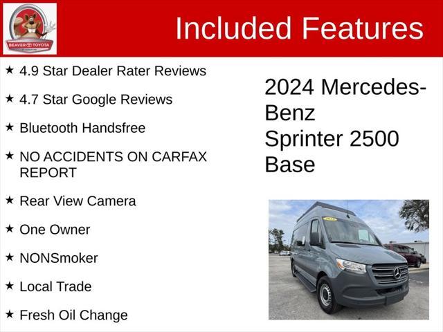 used 2024 Mercedes-Benz Sprinter 2500 car, priced at $56,500