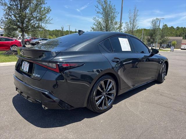 used 2024 Lexus IS 350 car, priced at $45,300