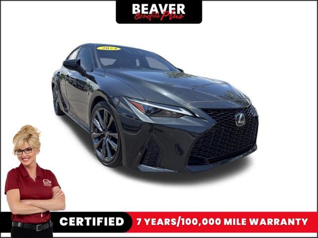 used 2024 Lexus IS 350 car, priced at $45,800