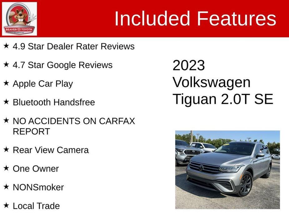 used 2023 Volkswagen Tiguan car, priced at $26,300